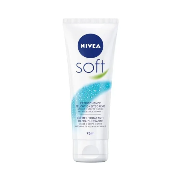 NIVEA – Crème hydratante douce visage, corps et mains à l’huile de jojoba 75 Ml - NIVEA
