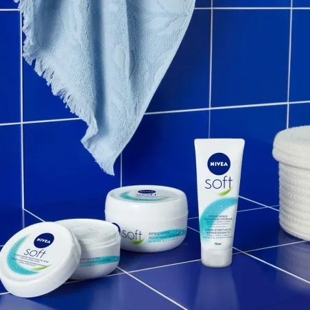 NIVEA – Crème hydratante douce visage, corps et mains à l’huile de jojoba 75 Ml - NIVEA