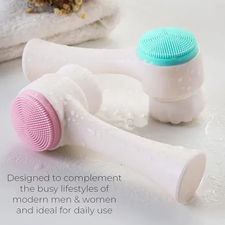 Nest – Brosse Visage en Silicone Nettoyante et Exfoliante 2 en 1 - NEST