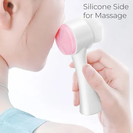 Nest – Brosse Visage en Silicone Nettoyante et Exfoliante 2 en 1 - NEST