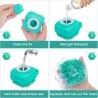 Nest – Brosse de Bain en Silicone avec Distributeur de Shampooing - NEST