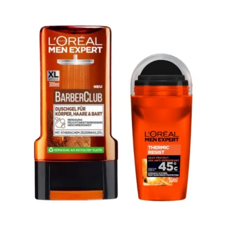 L’Oreal – Pack Barberclub Men Expert Gel Douche & Déodorant Stick 300Ml - L'OREAL