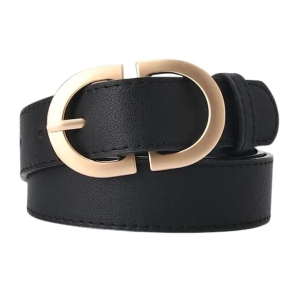Ceinture En Cuir Femme ALBERTO RICCI  BOUCLES CIRCULAIRES - ALBERTO RICCI