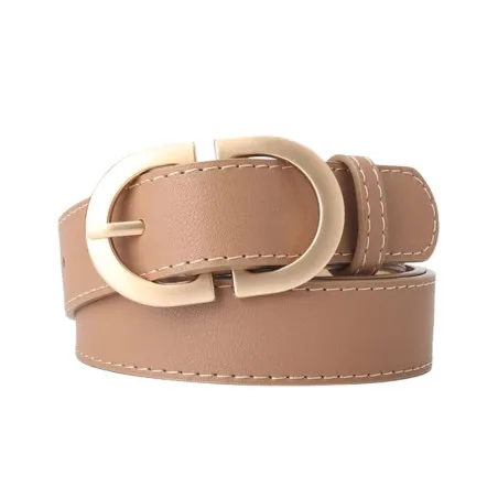 Ceinture En Cuir Femme ALBERTO RICCI  BOUCLES CIRCULAIRES - ALBERTO RICCI