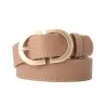 Ceinture En Cuir Femme ALBERTO RICCI  BOUCLES CIRCULAIRES - ALBERTO RICCI