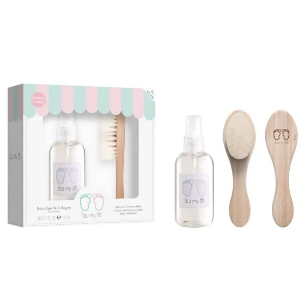 Coffret Eau de Cologne bébé EAU MY BB 150ml+Brosse - AIR VAL