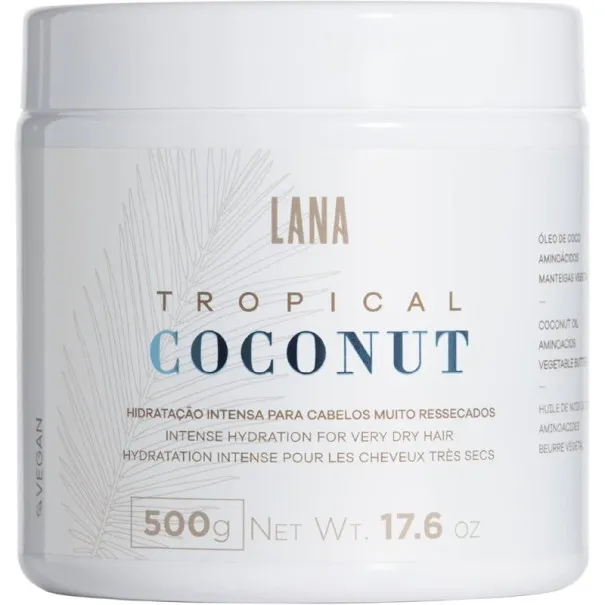 MASQUE SOIN TROPICAL COCONUT 500G - LANA BRASILES