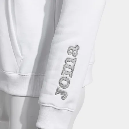 Sweat ŕ capuche unisexe University blanc JOMA - JOMA