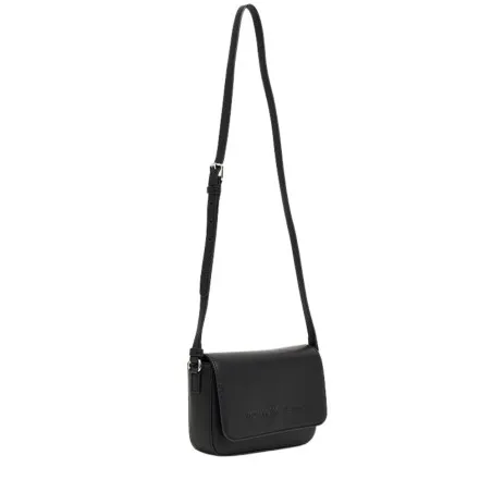 Tommy Jeans – Essential Logo Flap Crossover Bag – Noir - TOMMY JEANS