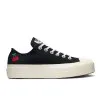 Converse Femme – Women’s Chuck Taylor All Star Lift OX “Cherries” – Noir - CONVERSE