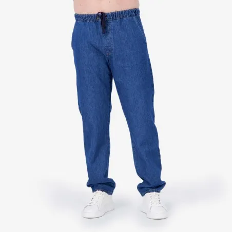 Baggy jogger homme en jeans-BAHA - KONTAKT