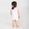 Barboteuse bébé sans manche imprimé BALEINE - KONTAKT