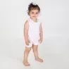Barboteuse bébé sans manche imprimé BALEINE - KONTAKT