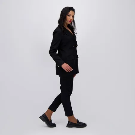 Blazer asymetrique femme manches longues - KONTAKT