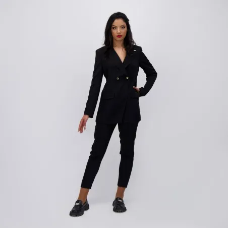 Blazer asymetrique femme manches longues - KONTAKT