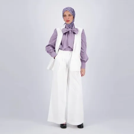 Blazer croisé femme sans manches-SAHAR - KONTAKT