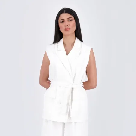 Blazer croisé femme sans manches-SAHAR - KONTAKT