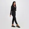 Blazer crop femme en chaine et trame - KONTAKT