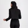Blazer crop femme en chaine et trame - KONTAKT