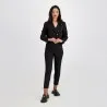 Blazer crop femme en chaine et trame - KONTAKT