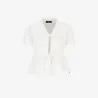 Blouse femme manches bouffantes avec noeuds sur le devant-TASNIM - KONTAKT