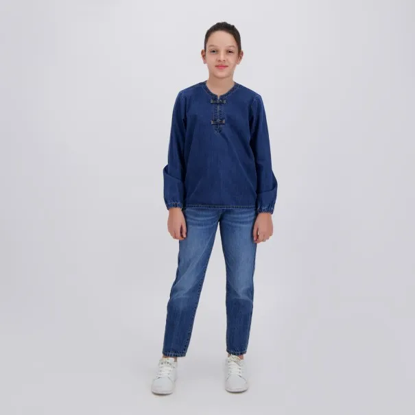 Blouse fille en jeans - KONTAKT