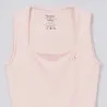 Body femme col carré sans manches avec broderie - KONTAKT