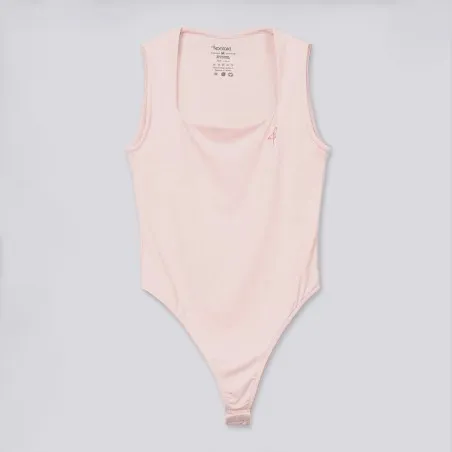 Body femme col carré sans manches avec broderie - KONTAKT
