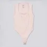 Body femme col carré sans manches avec broderie - KONTAKT