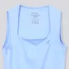 Body femme col carré sans manches avec broderie - KONTAKT