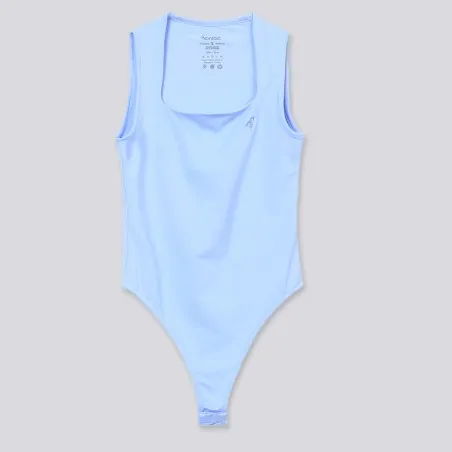 Body femme col carré sans manches avec broderie - KONTAKT