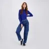 Body femme col cheminé en maille fine - KONTAKT