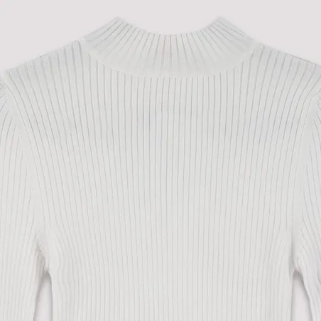 Body femme col cheminé en maille fine - KONTAKT