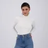 Body femme col cheminé en maille fine - KONTAKT