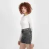 Body femme manches longues avec broderie - KONTAKT