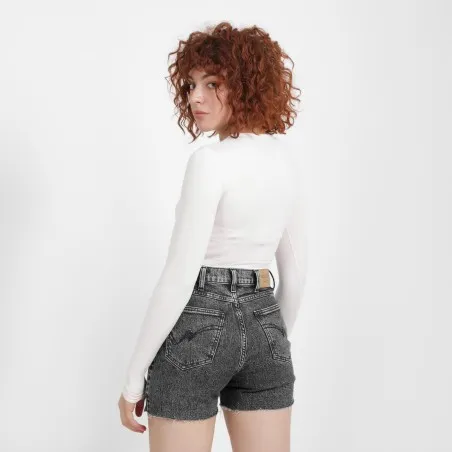 Body femme manches longues avec broderie - KONTAKT