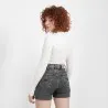 Body femme manches longues avec broderie - KONTAKT