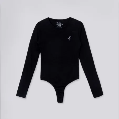 Body fille manches longues avec broderie - KONTAKT