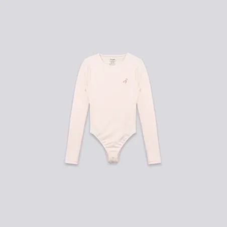 Body fille manches longues avec broderie - KONTAKT