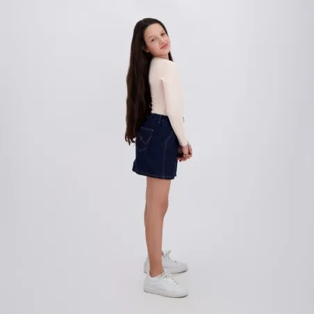 Body fille manches longues avec broderie - KONTAKT