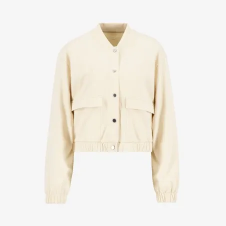 Bombers crop femme avec détails élastique - KONTAKT