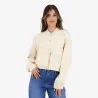 Bombers crop femme avec détails élastique - KONTAKT