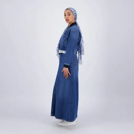 Bombers femme en jeans- BODOUR - KONTAKT