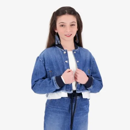 Bombers fille en jeans - KONTAKT