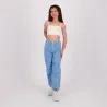 Bandeau côtelé fille avec broderie - KONTAKT
