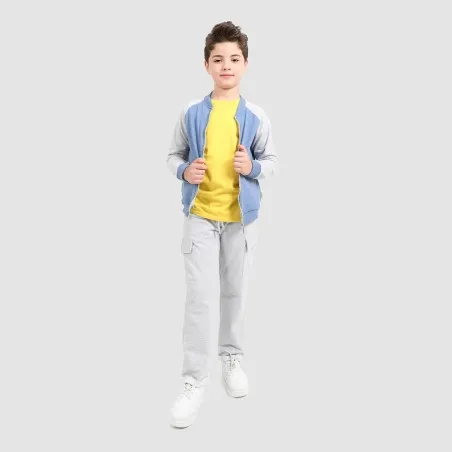 Bombers garçon manches raglan avec broderie - KONTAKT