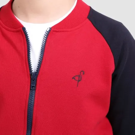 Bombers garçon manches raglan avec broderie - KONTAKT