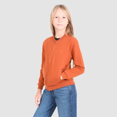 Bombers zippé fille avec broderie - KONTAKT