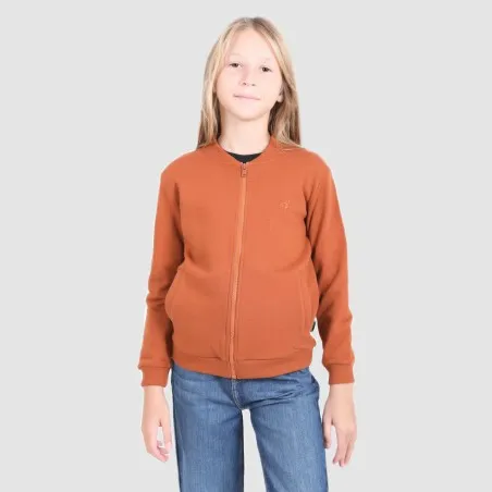 Bombers zippé fille avec broderie - KONTAKT
