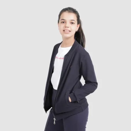 Bombers zippé fille avec broderie - KONTAKT